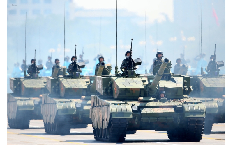 9.3大阅兵精彩回顾:新锐99a坦克群凶猛受阅照 9.3 Grand Military Parade Highlights: Photos of the New 99A Tank Group in a Fierce Parade